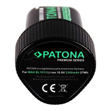 PATONA Replacement battery Makita BL1013, 194550-6, 194551-4, 10.8 V 2500 mAh Li-Ion PATONA Replacement battery Makita BL1013, 194550-6, 194551-4, 10.8 V 2500 mAh Li-Ion
