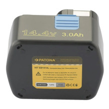 PATONA Replacement battery Hitachi 14,4 V 3000 mAh Ni-MH Black