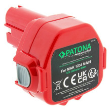 PATONA Replacement battery Makita 1234, 12 V 3300 mAh Ni-MH PATONA Replacement battery Makita 1234, 12 V 3300 mAh Ni-MH
