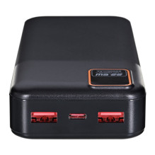 PATONA 9417 išorinė baterija, ličio polimerų (LiPo), 20000 mAh, juoda PATONA 9417 išorinė baterija, ličio polimerų (LiPo), 20000 mAh, juoda