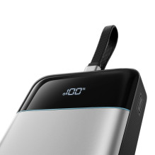 Cuktech Cuktech LPB252N 120W 25000mAh Powerbank with Built-in USB-C Cable - Gray