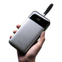 Cuktech Cuktech LPB252N 120W 25000mAh Powerbank with Built-in USB-C Cable - Gray
