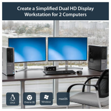 StarTech.com SV231DPDDUA KVM jungiklis StarTech.com SV231DPDDUA KVM jungiklis