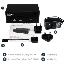 StarTech.com SV231DPDDUA KVM jungiklis StarTech.com SV231DPDDUA KVM jungiklis