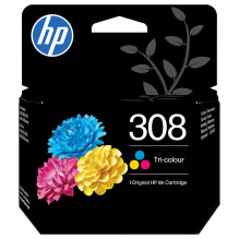 HP 308 trijų spalvų originali rašalo kasetė HP 308 trijų spalvų originali rašalo kasetė