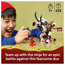 LEGO NINJAGO Zilvar auf seinem Drachentier Grimtak