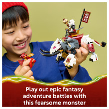 LEGO NINJAGO Zilvar auf seinem Drachentier Grimtak