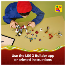 LEGO NINJAGO Zilvar auf seinem Drachentier Grimtak