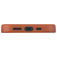 dbramante1928 Roskilde - Hintere Abdeckung fr Mobiltelefon - MagSafe-Kompatibilitt - genarbtes Leder - Hellbraun - fr Ap dbramante1928 Roskilde - Hintere Abdeckung fr Mobiltelefon - MagSafe-Kompatibilitt - genarbtes Leder - Hellbraun - fr Ap