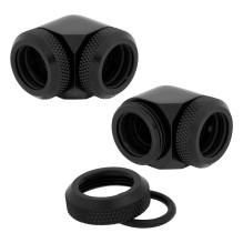K Corsair CX-9052015-WW Black Adjustment Fluid Brass 1-4 Inch 90 Degrees