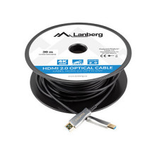 Lanberg CA-HDMI-20FB-0300-BK HDMI laidas