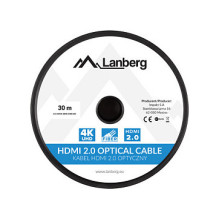 Lanberg CA-HDMI-20FB-0300-BK HDMI laidas