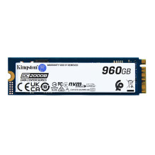 Kingston Technology 960G DC2000B PCIe 4.0 M.2 2280 Enterprise SSD Kingston Technology 960G DC2000B PCIe 4.0 M.2 2280 Enterprise SSD