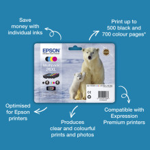 Epson rašalo kelių pakuočių rinkinys C13T26164010 (mažmeninė prekyba) Epson rašalo kelių pakuočių rinkinys C13T26164010 (mažmeninė prekyba)