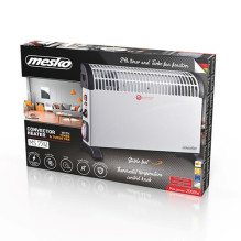 Mesko MS 7741 Convector Heater with Timer and Turbo Fan, White Mesko MS 7741 Convector Heater with Timer and Turbo Fan, White