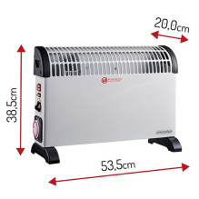Mesko MS 7741 Convector Heater with Timer and Turbo Fan, White Mesko MS 7741 Convector Heater with Timer and Turbo Fan, White