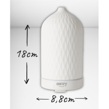 CAMRY CR 7970 Ultrasonic Aroma Diffuser 3-in-1, White