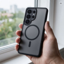 Dėklas, skirtas Xiaomi Redmi Note 17 Pro Max 5G Forcell F-Protect Smoke Hybrid Premium Lite, suderinamas su MagSafe, juo