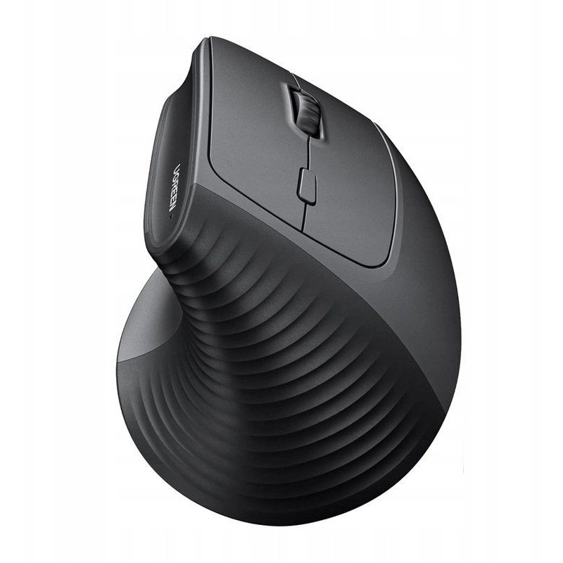 Ugreen M571 wireless vertical mouse 2.4G 4000 DPI 1x AA (black)