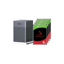 UGREEN NASync DH4300 Plus NAS system 4-bay 32TB incl. 4x Seagate IronWolf ST8000VN002 8 TB
