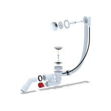 Automatic bath siphon 1 1 / 2X40 / 50 SER F Automatic bath siphon 1 1 / 2X40 / 50 SER F
