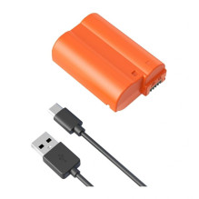 Fotoaparato baterija - SMALLRIG EN-EL15c 4966 7,2 V 2 400 mAh Oranžinė Fotoaparato baterija - SMALLRIG EN-EL15c 4966 7,2 V 2 400 mAh Oranžinė