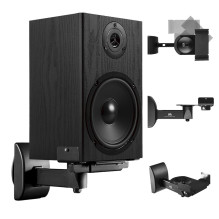 Set of Maclean speaker mounts / hangers, universal, vertically adjustable +8°--8° and horizontally adjustable +90°--90°,