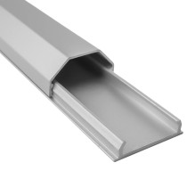 Maclean Aluminum Cable Cover Strip, 33x18x750 mm, Silver, MCTV-897 S Maclean Aluminum Cable Cover Strip, 33x18x750 mm, Silver, MCTV-897 S