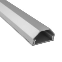 Maclean Aluminum Cable Cover Strip, 33x18x750 mm, Silver, MCTV-897 S Maclean Aluminum Cable Cover Strip, 33x18x750 mm, Silver, MCTV-897 S