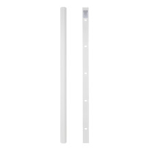 Maclean Aluminum Cable Cover Strip, 33x18x750 mm, White, MCTV-897 W