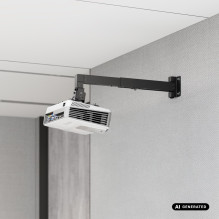 Maclean Wall Mount for Projector, Black, up to 20 kg, MC-205 B