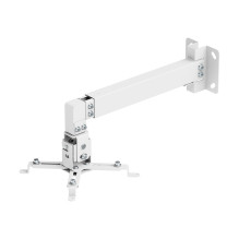 Maclean Wall-Mounted Projector Bracket / Hanger, White, up to 20 kg, MC-205 W