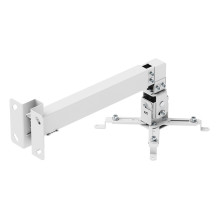 Maclean Wall-Mounted Projector Bracket / Hanger, White, up to 20 kg, MC-205 W