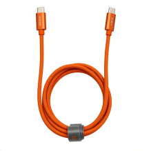 Evelatus PowerFlex Cable Pro USB-C to USB-C 240W PD 5A Fast Charging, USB 2.0 480Mbps, 1.2m Aluminum Connectors, Braided