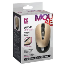 DEFENDER WIRELESS MOUSE WAVE MM-995 BROWN 52992 DEFENDER WIRELESS MOUSE WAVE MM-995 BROWN 52992