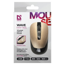 DEFENDER WIRELESS MOUSE WAVE GOLDEN 52994