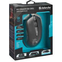 Defender GM-090L pelė dešiniarankiams, USB A tipo, optinė, 3200 DPI