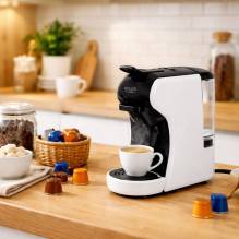 ADLER AD 4386 Multi-Capsule Espresso Machine 19 Bar , 9 Capsule Types , Adjustable Water Volume ADLER AD 4386 Multi-Capsule Espresso Machine 19 Bar , 9 Capsule Types , Adjustable Water Volume