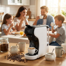 ADLER AD 4386 Multi-Capsule Espresso Machine 19 Bar , 9 Capsule Types , Adjustable Water Volume ADLER AD 4386 Multi-Capsule Espresso Machine 19 Bar , 9 Capsule Types , Adjustable Water Volume