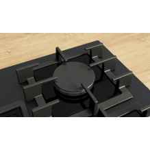 Bosch Serie 6 PPQ7AAI40 Gas hob 75 cm Tempered glass, Black
