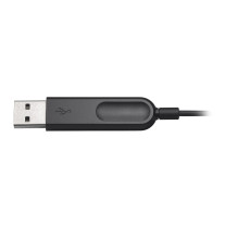 „Logitech H340“ USB kompiuterio ausinės su laidine, galvos juosta, USB A tipo, juodos „Logitech H340“ USB kompiuterio ausinės su laidine, galvos juosta, USB A tipo, juodos
