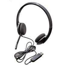 „Logitech H340“ USB kompiuterio ausinės su laidine, galvos juosta, USB A tipo, juodos „Logitech H340“ USB kompiuterio ausinės su laidine, galvos juosta, USB A tipo, juodos