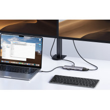 USB-C Šakotuvas - UGREEN CM498 USB-C 10-in-1 100 W Šakotuvas