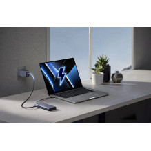 USB-C šakotuvas - UGREEN CM639 8 viename, 4K 60 Hz, 100 W PD, 10 Gbps, 2 HDMI, DisplayPort USB-C šakotuvas - UGREEN CM639 8 viename, 4K 60 Hz, 100 W PD, 10 Gbps, 2 HDMI, DisplayPort