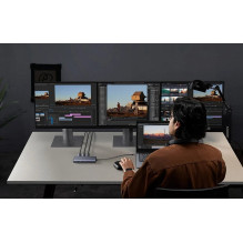 USB-C šakotuvas - UGREEN CM639 8 viename, 4K 60 Hz, 100 W PD, 10 Gbps, 2 HDMI, DisplayPort USB-C šakotuvas - UGREEN CM639 8 viename, 4K 60 Hz, 100 W PD, 10 Gbps, 2 HDMI, DisplayPort