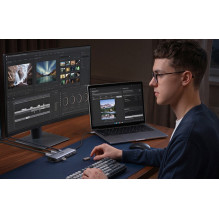 USB-C Šakotuvas - UGREEN CM498A 9-in-1, Du HDMI 4K, 100 W PD