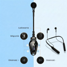 Belaidis muzikos instrumento mikrofonas - Kimafun KM-U307-2 Belaidė pučiamųjų instrumentų mikrofonų sistema, 4 kanalų, į Belaidis muzikos instrumento mikrofonas - Kimafun KM-U307-2 Belaidė pučiamųjų instrumentų mikrofonų sistema, 4 kanalų, į