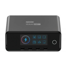 USB Įkroviklis - Newell GaN 240 W TFT EU 4 Prievadų USB-C 2 Prievadų USB-A Su TFT Ekranu USB Įkroviklis - Newell GaN 240 W TFT EU 4 Prievadų USB-C 2 Prievadų USB-A Su TFT Ekranu
