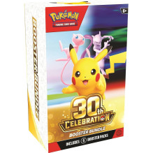 Kolekcinis kortų žaidimas - Pokémon 30th Celebration papildomų kortelių rinkinys, 6 pakeliai
