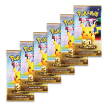 Kolekcinis kortų žaidimas - Pokémon 30th Celebration papildomų kortelių rinkinys, 6 pakeliai